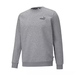 Blusão de Moletom Puma Crew - Masculino CINZA