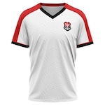 Camisa Braziline CR Flamengo Polygon - Masculina BRANCO