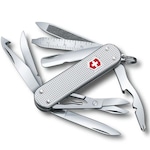 Canivete de Camping de Bolso Victorinox Pequeno Minichamp Alox PRATA