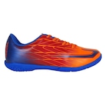 Chuteira Futsal Topper Extreme IV - Adulto LARANJA/AZUL