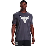 Camiseta Under Armour Project Rock Bull - Masculina AZUL ESCURO