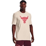 Camiseta Under Armour Project Rock Bull - Masculina BEGE