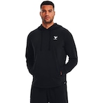 Blusão de Moletom com Capuz Under Armour Project Rock Terry Hood - Masculino PRETO