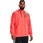 Blusão de Moletom com Capuz Under Armour Project Rock Oversize - Masculino LARANJA