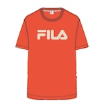 Camiseta Fila Premium Letter LifeStyle F11L244 - Masculina LARANJA