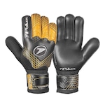 Luvas De Goleiro Poker Focus Training - Adulto PRETO/OURO