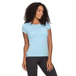 Camiseta Run More New Trip - Feminina AZUL CLARO