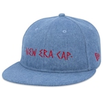 Boné Aba Reta New Era 9fifty Retro Crown Old Culture - Strapback - Adulto AZUL