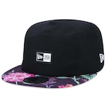 Boné Aba Reta New Era Camper - Strapback - Adulto PRETO