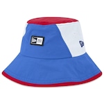 Chapéu Bucket New Era Dupla Face Nature - Adulto AZUL ESC/VERMELHO