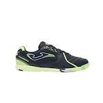 Chuteira de Futsal Joma Dribling - Adulto PRETO/VERDE CLA