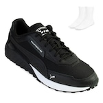 Tênis Puma Porsche Speedfusion - Masculino + Par de Meias PRETO/BRANCO