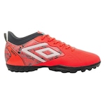 Chuteira Society Umbro Tocco II Club - Adulto VERMELHO