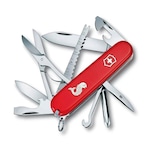 Canivete de Camping Victorinox Médio Fisherman com 18 Funções VERMELHO