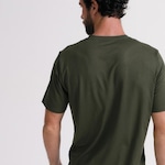 Camiseta Insider Básica Tech Gola V - Masculina VERDE