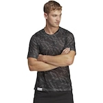 Camiseta adidas Training 3 Bar Logo Love - Masculina PRETO/CINZA