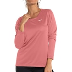 Camiseta Mizuno Nirvana Manga Longa - Feminino Coral