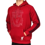 Blusão de Moletom Liverpool Lotus Símbolo Oficial - Masculino VERMELHO