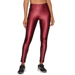 Calça Legging Run More Power Cetim - Feminina VINHO