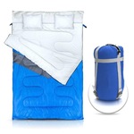 Saco de Dormir Nautika Kuple Casal com Travesseiro Camping -5 A 5°c Nao Se Aplica