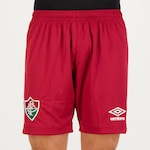 Calção do Fluminense Ii 2023 Umbro - Masculino VERMELHO