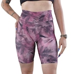 Bermuda Selene Fitness Stamp - Feminina ROSA