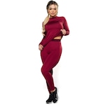 Conjunto Térmico MVB Modas Segunda Pele UV - Feminino VINHO