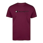 Camiseta Champion Mc Logo Script Ink Sandalwood -Masculina VERMELHO