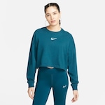 Blusa Cropped Nike Sportswear Swoosh - Feminina AZUL