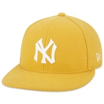 Boné Aba Reta New Era 59fifty Low Profile Mlb New York Yankees Modern Classic Fitted - Fechado - Masculino AMARELO