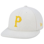 Boné Aba Reta New Era 59fifty Low Profile Mlb Pittsburgh Pirates Modern Classic Fitted - Fechado - Masculino Off White