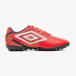 Chuteira Society Umbro Plasma - Adulto VERMELHO