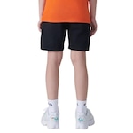 Bermuda Fila Basic Letter - Infantil PRETO