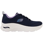 Tênis Skechers Arch Fit Dlux Cozy Path - Feminino AZUL ESC/BRANCO