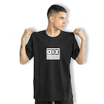 Camiseta Qix Box Skateboards - Masculina PRETO