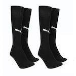 Kit de Meiões Puma Liga Core com 2 Pares - Adulto PRETO