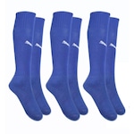 Kit de Meiões Puma Liga Core com 3 Pares - Adulto AZUL