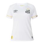 Camisa do Santos Oficial 1 2023 Umbro - Feminina BRANCO