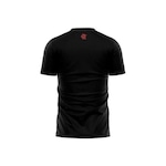 Camiseta do Flamengo Core Braziline - Masculina PRETO/VERMELHO