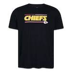 Camiseta New Era Kansas City Chiefs Core - Masculina PRETO