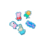 Jibbitz Peppa Pig - 5 unidades BRANCO