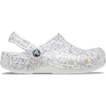 Sandália Crocs Classic Starry Glitter Clog T - Infantil BRANCO