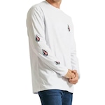 Camiseta Manga Longa Volcom Iconic - Masculina BRANCO