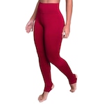 Calça Legging MVB Modas Pezinho Suplex Cintura Alta - Feminina VINHO