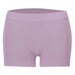 Calcinha Boyshort She Microfibra Canelada sem Costura - Feminina ROXO