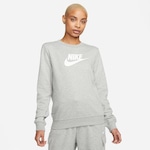 Blusão sem Capuz Nike Sportswear Club Fleece - Feminino CINZA