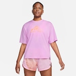 Camiseta Nike Dri-FIT Trail - Feminina ROSA/ROXO