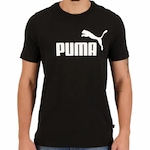 Camiseta Puma Essentials Logo - Masculino PRETO