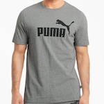 Camiseta Puma Essentials Logo - Masculino CINZA