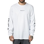 Camiseta RVCA Big Manga Longa - Masculina BRANCO